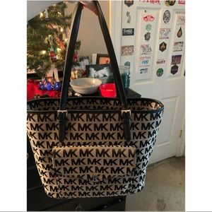 Mk logo tote bag